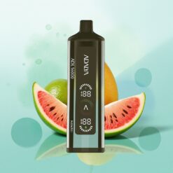 Adalya ADL 16000 PRO Pūkai Havajai Trijų Spalvų Gradientas Skaitmeninis Ekranas USB-C 25ml 2% Nikotino