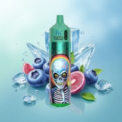 Fumot Randm Tornado 30000 Pūkų Mėlynųjų Uogų Ledas 30mL 5% 1.0 Ohm 600mAh LED Ekranas