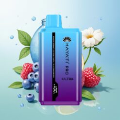 Hayati Pro Ultra 15000 Pūkų Juodojo Serbento Vata Candy Mėlynųjų Aviečių