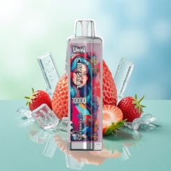 UWIN Crystal 10000 Puffs Braškių Ledas RGB