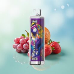 UWIN Crystal 10000 Puffs Braškynės Vynuogės RGB
