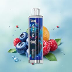UWIN Crystal 10000 Pūkų Mėlynųjų Aviečių ir Aviečių RGB